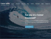 Tablet Screenshot of careeragility.org